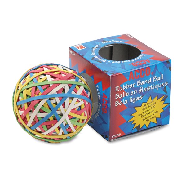 Acco Rubberband Ball, Assorted A7072155